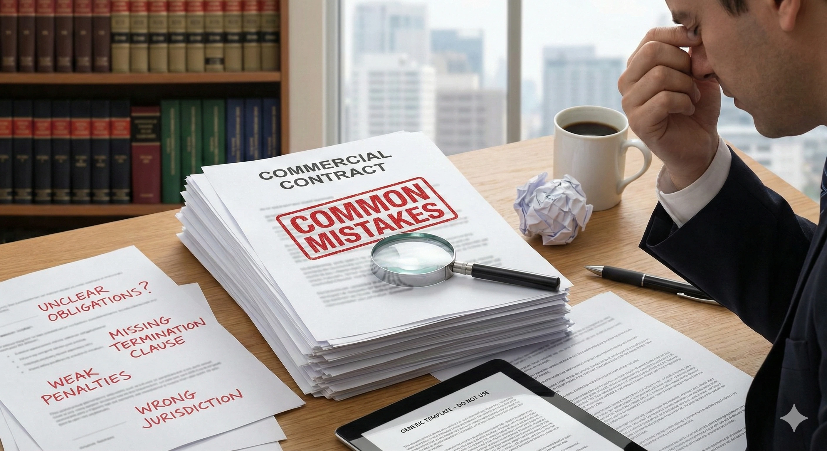 Common Legal Mistakes in Commercial Contracts